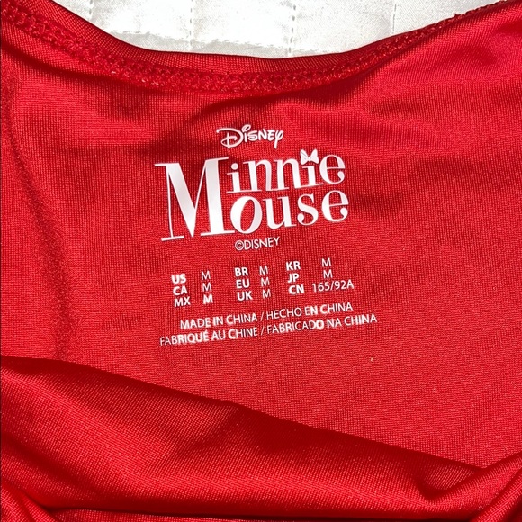 Red Minnie Mouse Swimsuit - Picture 8 of 10